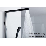 Well Bloom Italy 8166A-D56PB 黑色雨淋花灑套裝 (1550mm高)